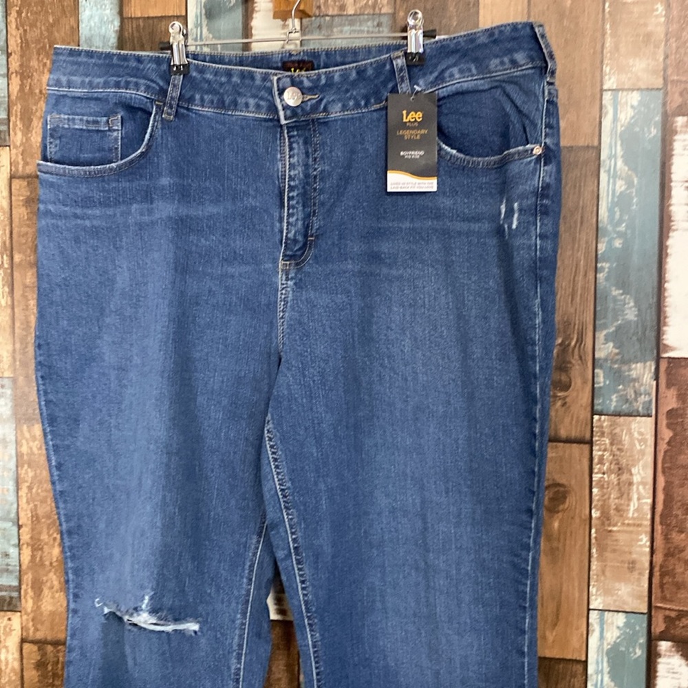 👖Lee 22W mid rise boyfriend Jeans - Picture 2 of 16